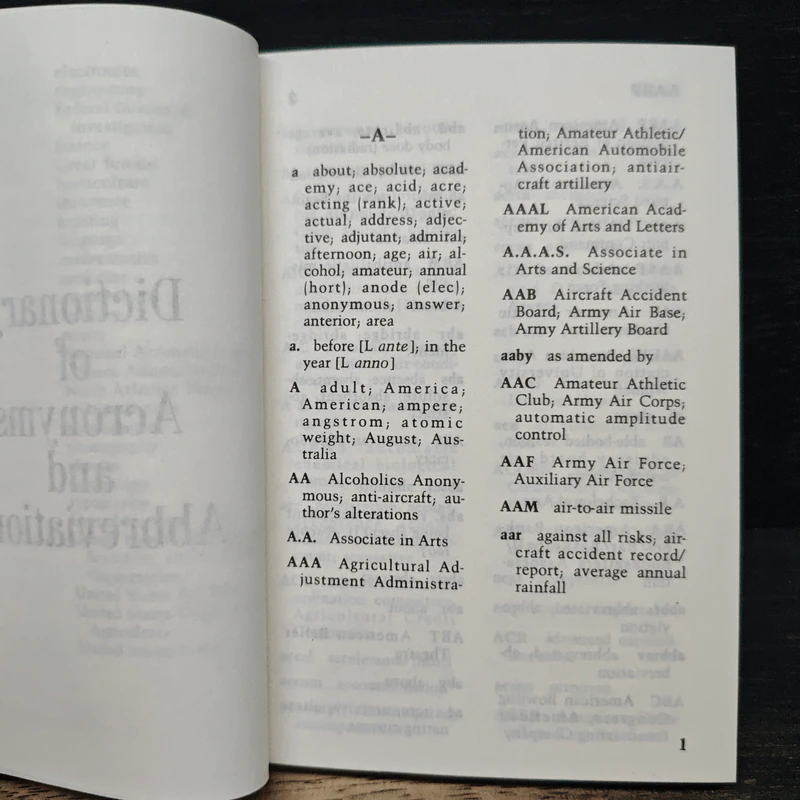 Dictionary of Acronyms and Abbreviations รูปที่ 7