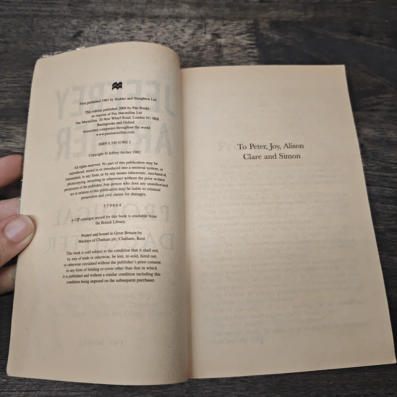 The Prodigal Daughter - Jeffrey Archer รูปที่ 6