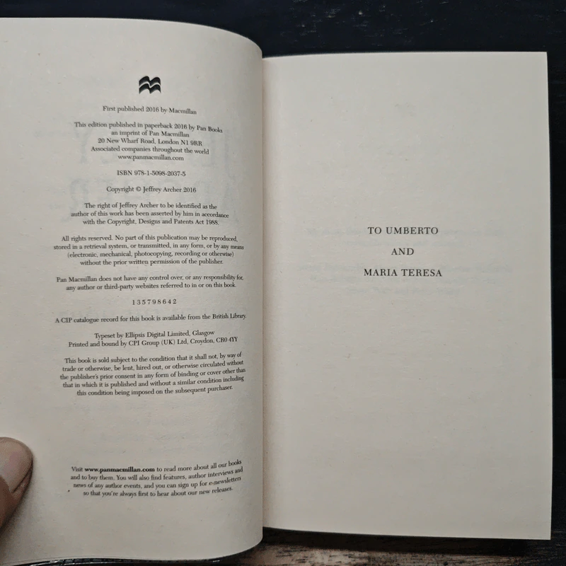 Cometh the Hour - Jeffrey Archer รูปที่ 7