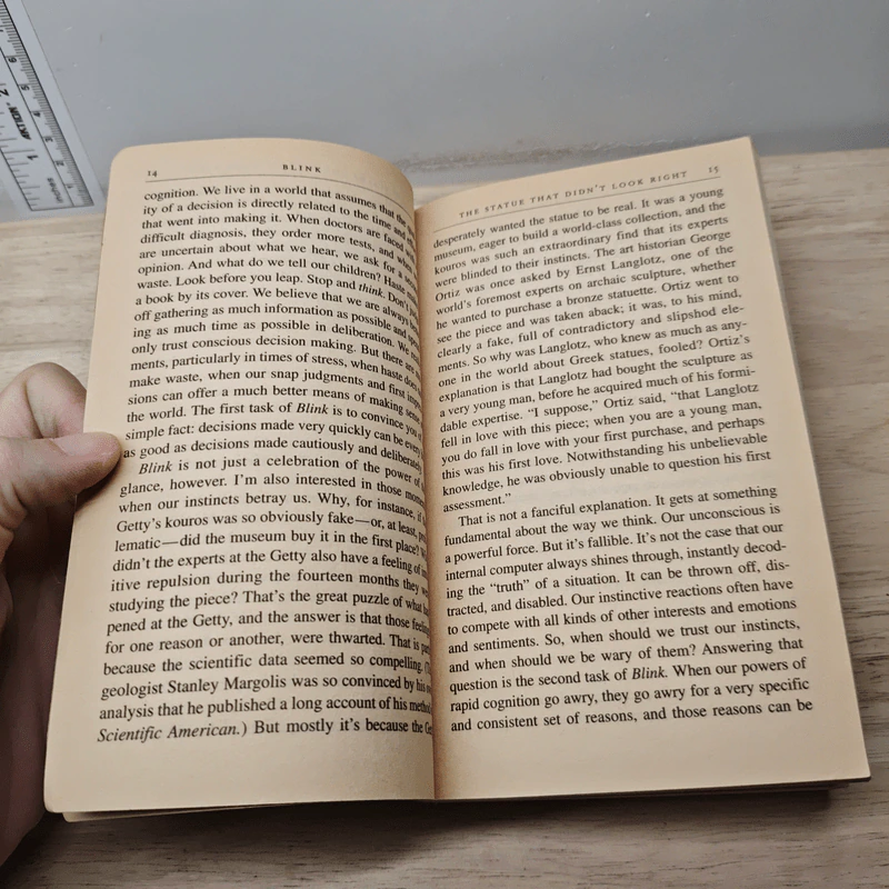 Blink: The Power of Thinking Without Thinking - Malcolm Gladwell รูปที่ 7