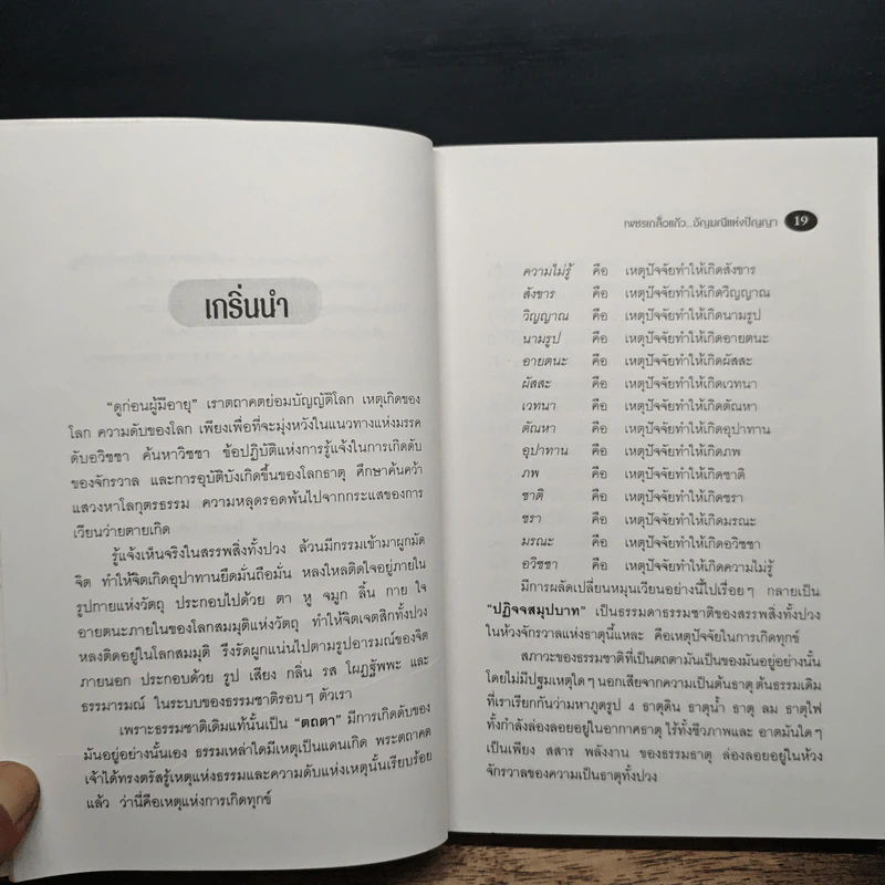 เพชรเกล็ดแก้ว อัญมณีแห่งปัญญา อภิธรรมาวตาร - อริยะ รูปที่ 10