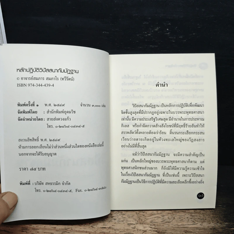 หลักปฏิบัติวิปัสสนากรรมฐาน - พระสมภาร สมภาโร รูปที่ 6