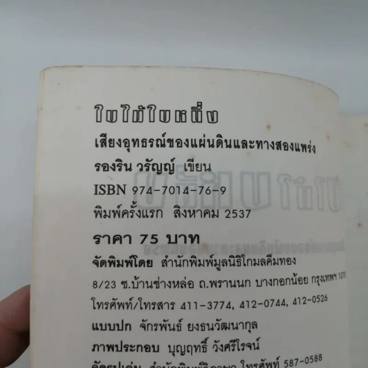 ใบไม้ใบหนึ่ง - รองริน วรัญญ์ รูปที่ 17