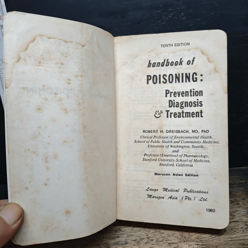 Handbook of Poisoning รูปที่ 6