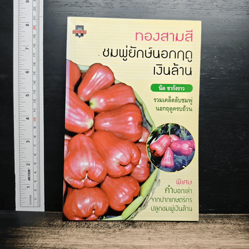 หนังสือ ทองสามสี ชมพู่ยักษ์นอกฤดูเงินล้าน - นิด ชากังราว รูปที่ 1