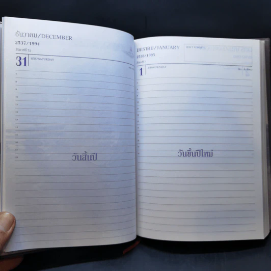 สมุดบันทึก ปฏิทินทหารอากาศ 2538 - พ.อ.สุชาติ+นันทพร กันหลง รูปที่ 14