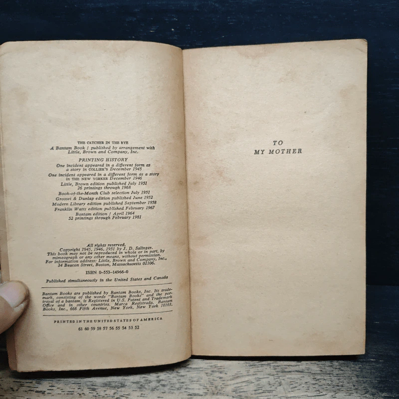 The Catcher in the Rye - J. D. Salinger รูปที่ 6