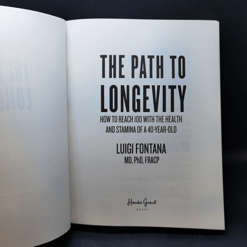 The Path to Longevity - Luigi Fontana รูปที่ 8