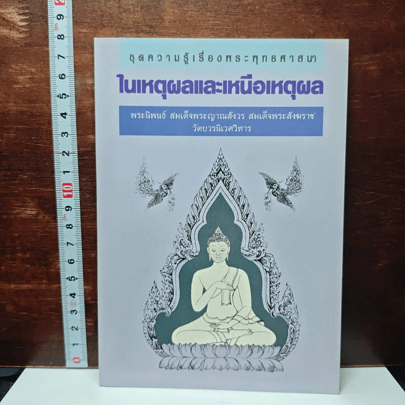 หนังสือ ในเหตุผลและเหนือเหตุผล - สมเด็จพระญาณสังวร สมเด็จพระสังฆราช รูปที่ 1