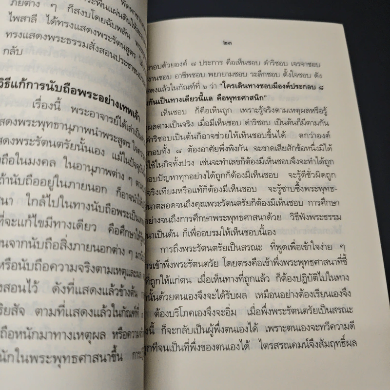 การนับถือพระรัตนตรัย ของ ชาวพุทธ รูปที่ 8