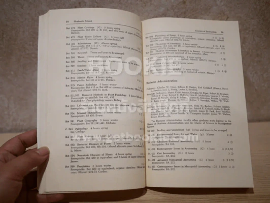 Graduate School Bulletin 1972-73 รูปที่ 3