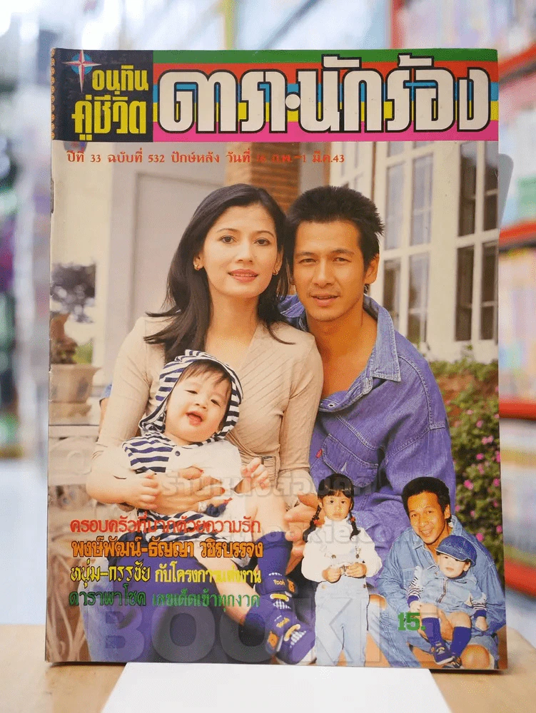 อนุทินคู่ชีวิต ดารา นักร้อง ปีที่ 33 ฉบับที่ 532 ปักษ์หลัง วันที่ 16 ก.พ. - 1 มี.ค. 2543 รูปที่ 1
