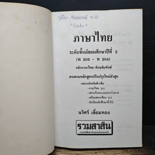 ภาษาไทย ระดับชั้นมัธยมศึกษาปีที่ 2 รูปที่ 6