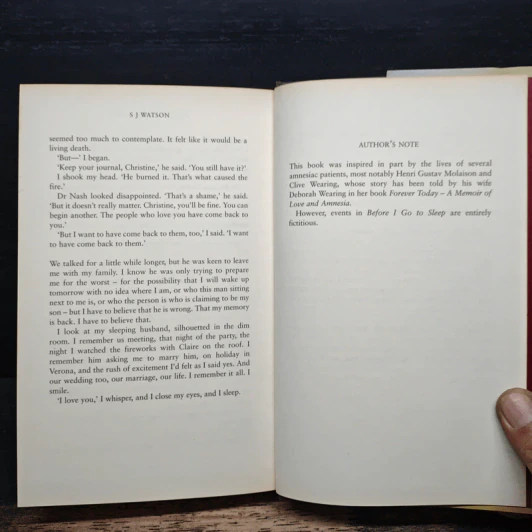 Before I Go to Sleep - SJ Watson รูปที่ 8