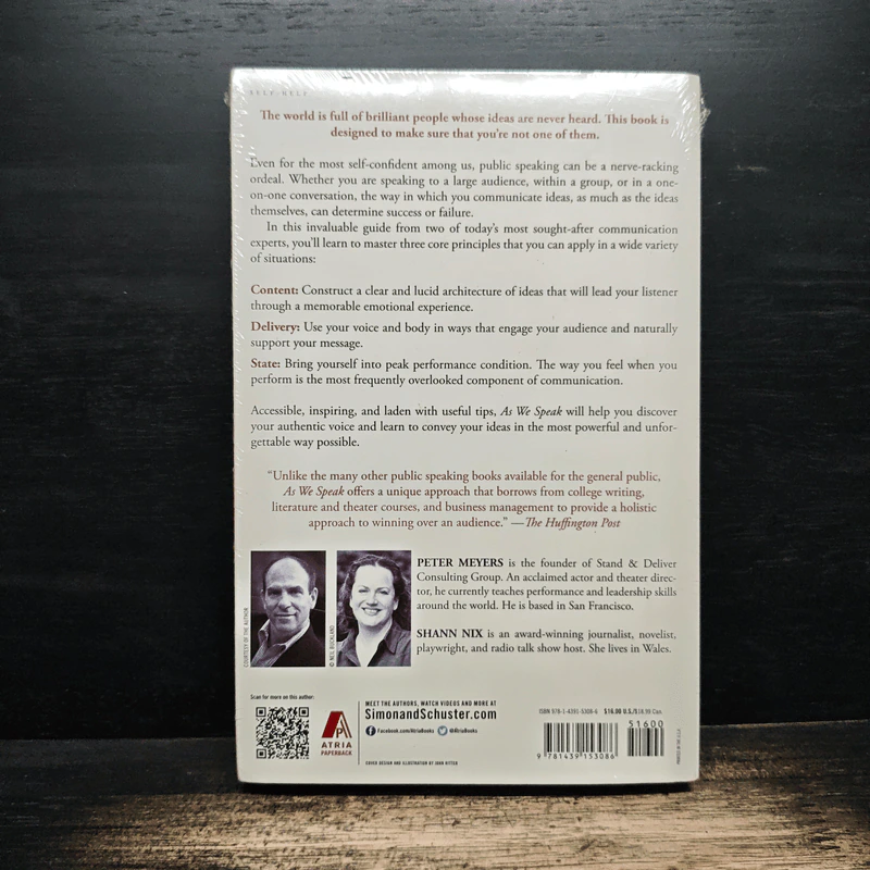As We Speak How to Make Your Point and Have It Stick - Peter Meyers, Shann Nix รูปที่ 2