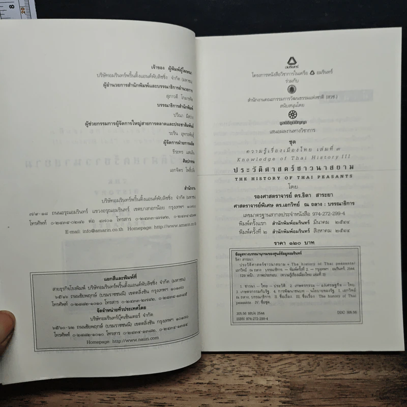 ประวัติศาสตร์ชาวนาสยาม - รองศาสตราจารย์ ดร.ธิดา สาระยา รูปที่ 6