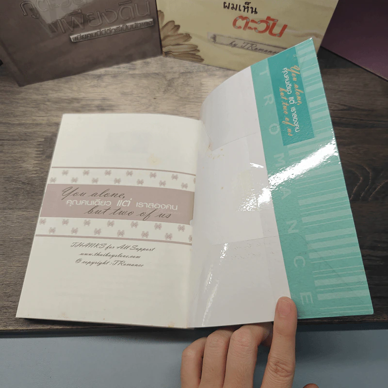 Box Set TRomance ภูตะวันเพียงดินเมียคนนี้มีดีกรีเป็นนักเลง+เมื่อแหงนมองจันทร์ผมเห็นตะวัน+คุณคนเดียวแต่เราสองคน รูปที่ 8