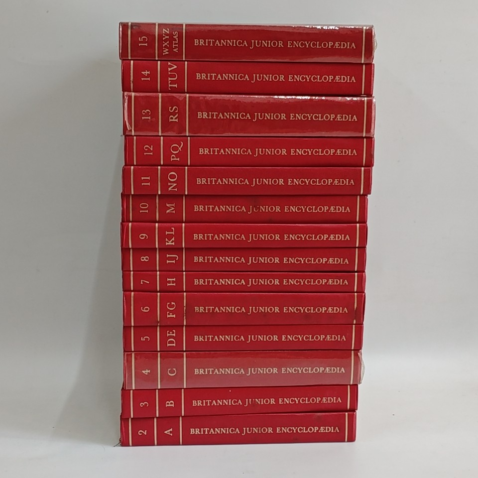 หนังสือ Britannica Junior Encyclopedia ฉบับวินเทจครบชุด 15 เล่ม รูปที่ 2