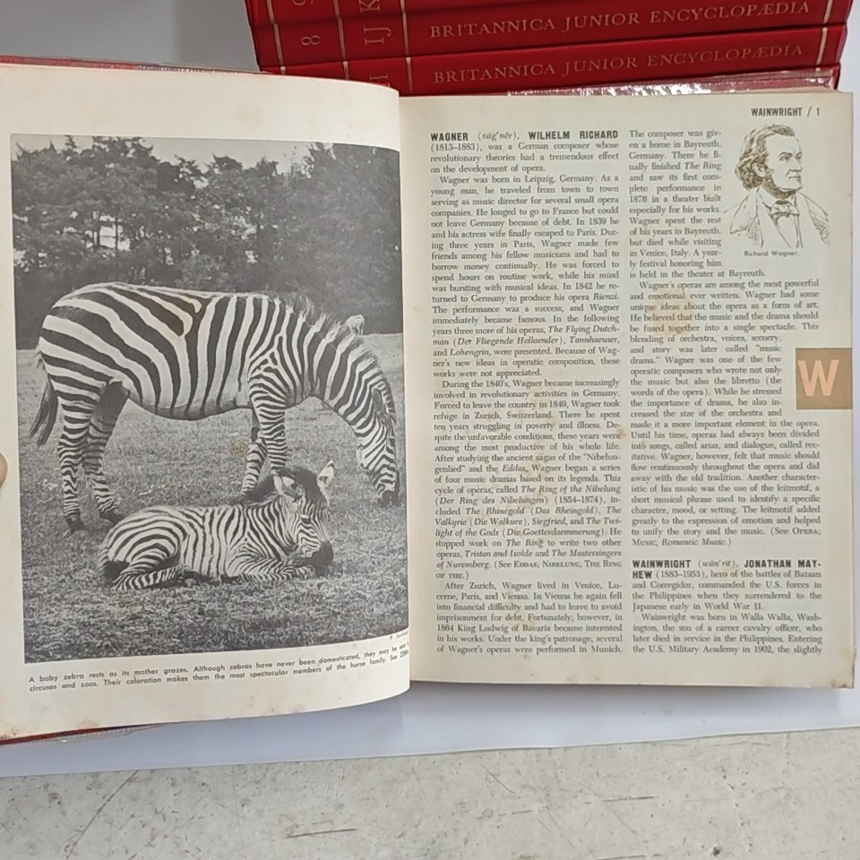 หนังสือ Britannica Junior Encyclopedia ฉบับวินเทจครบชุด 15 เล่ม รูปที่ 10