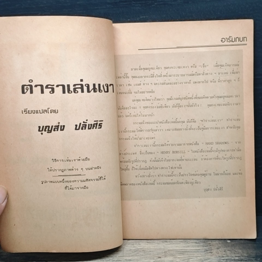ตำราเล่นเงา รูปที่ 6