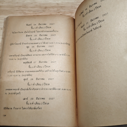 คำพยากรณ์และให้ฤกษ์ประจำวัน ตลอดปี 2527 รูปที่ 8