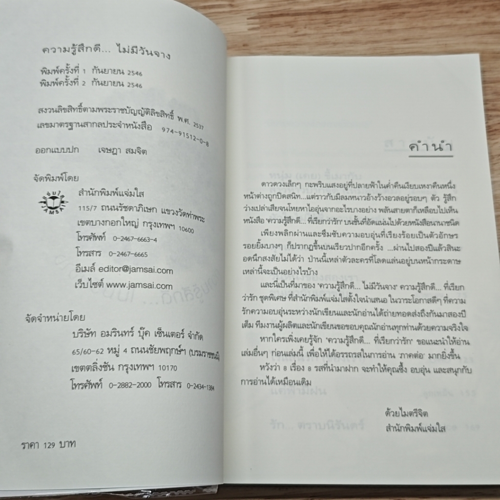 หนังสือ ความรู้สึกดี...ไม่มีวันจาง รูปที่ 6