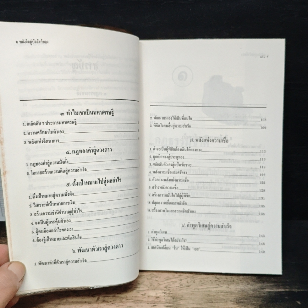 หนังสือ เคล็ดลับมหาเศรษฐี ใช้พลังจิตสู่บัลลังก์ทอง รูปที่ 8