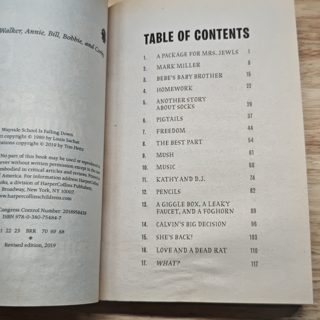 หนังสือ Wayside School Is Falling Down รูปที่ 6