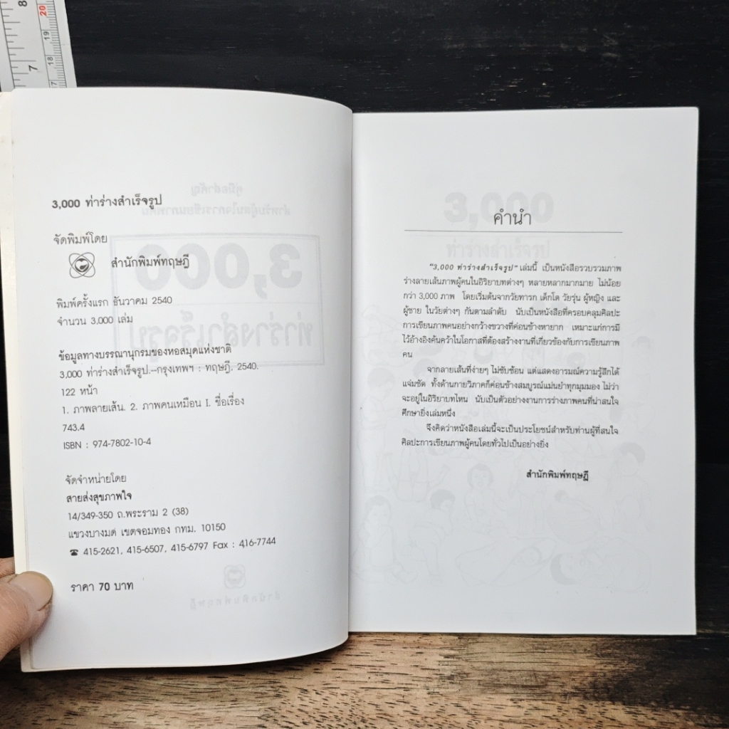3,000 ทำร่างสำเร็จรูป : คู่มือสำคัญสำหรับผู้สนใจการเขียนภาพคน รูปที่ 6