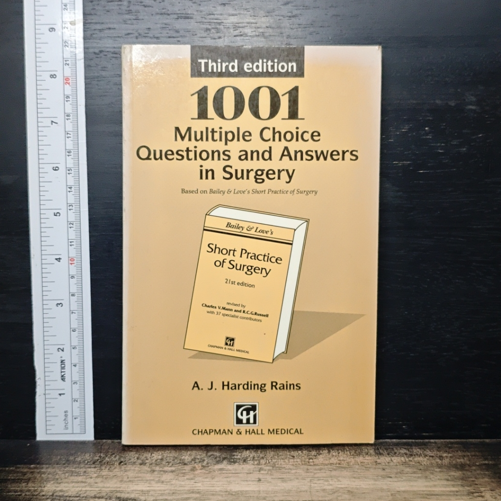 1001 Multiple Choice Questions and Answers in Surgery รูปที่ 1