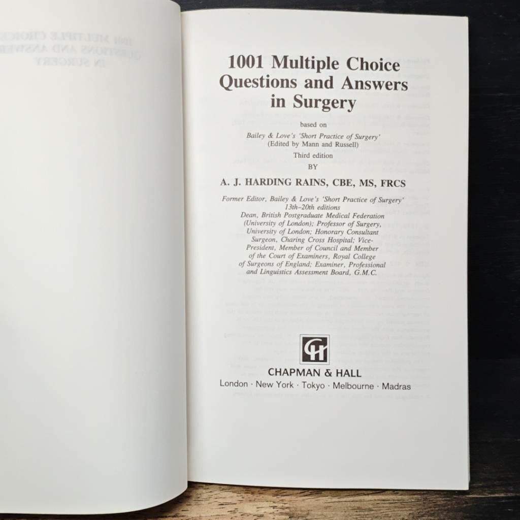 1001 Multiple Choice Questions and Answers in Surgery รูปที่ 6