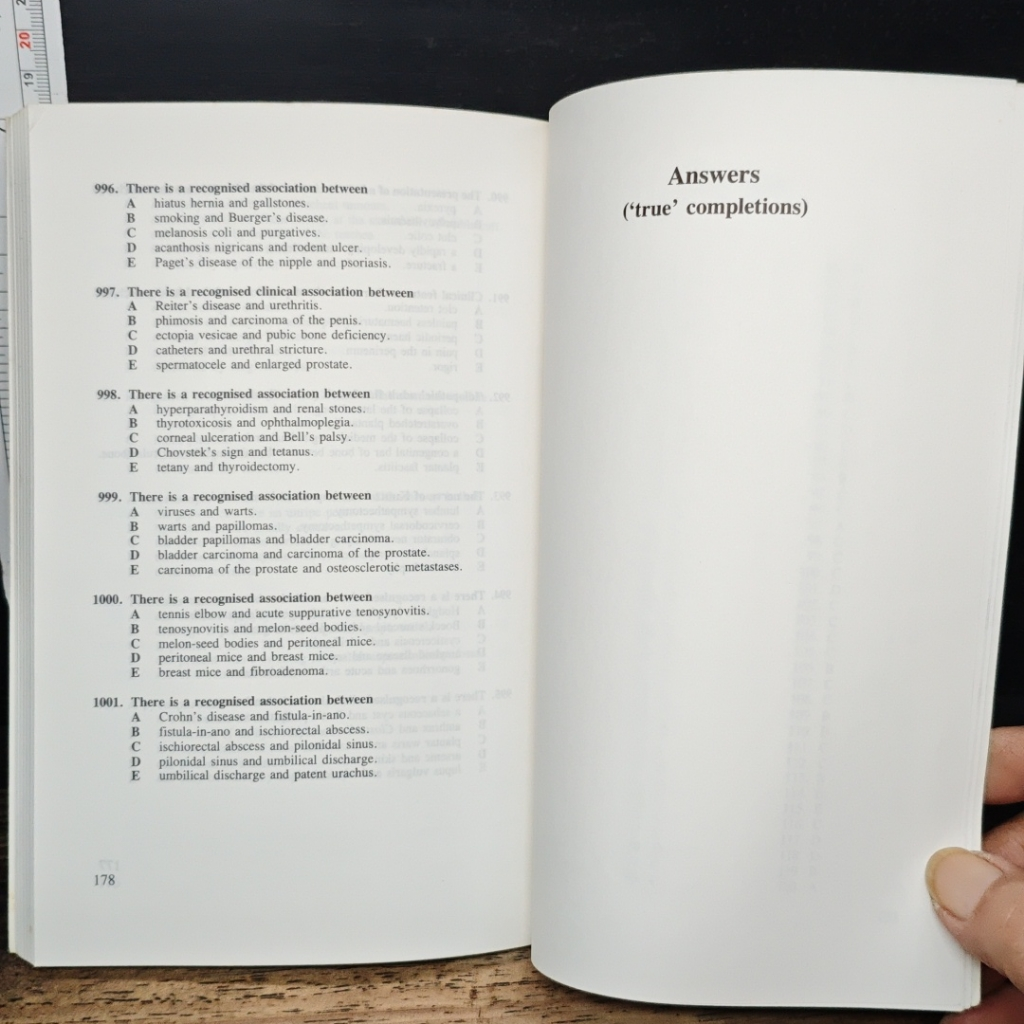 1001 Multiple Choice Questions and Answers in Surgery รูปที่ 10