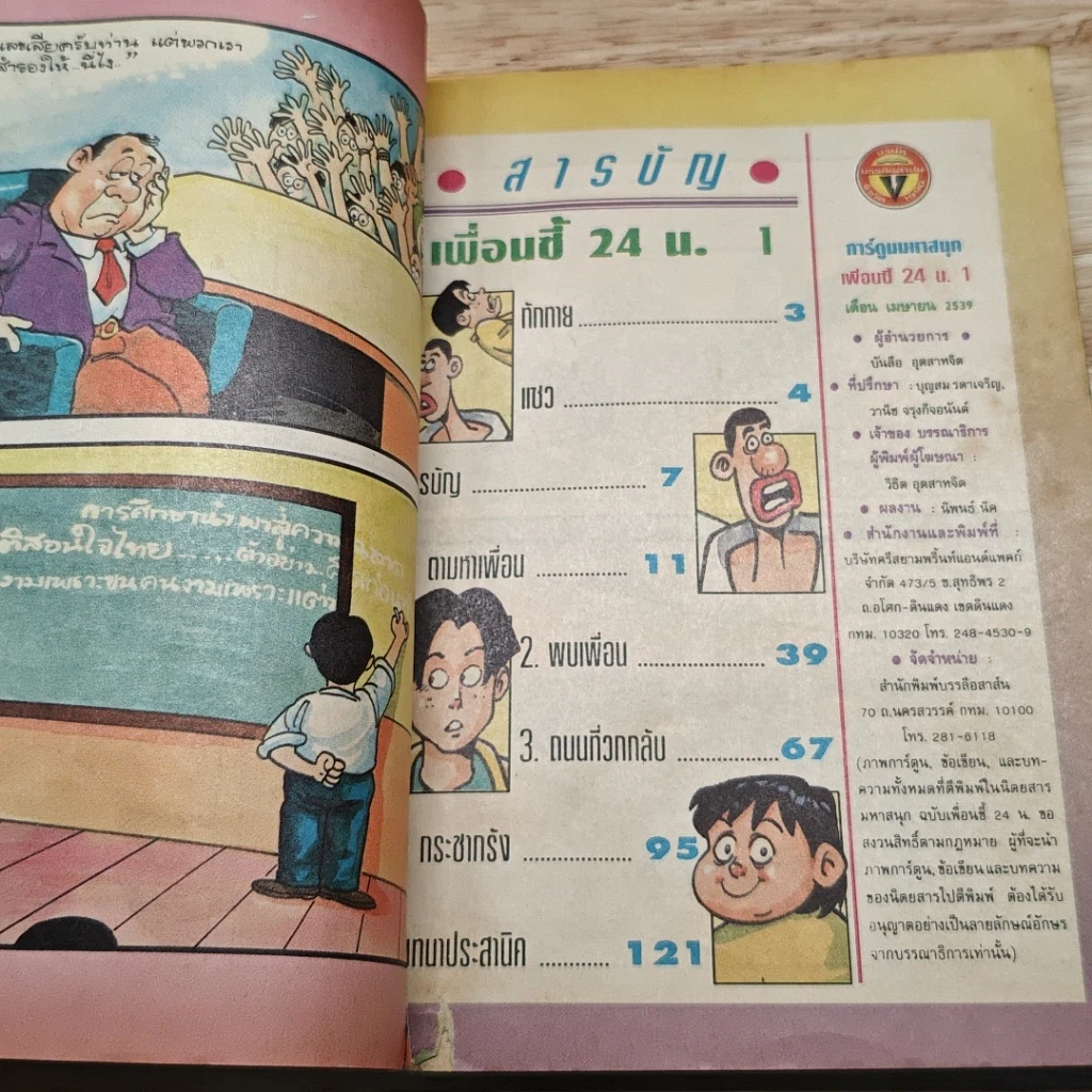 มหาสนุก เพื่อนซี้ 24 น. ฉบับที่ 1 รูปที่ 6