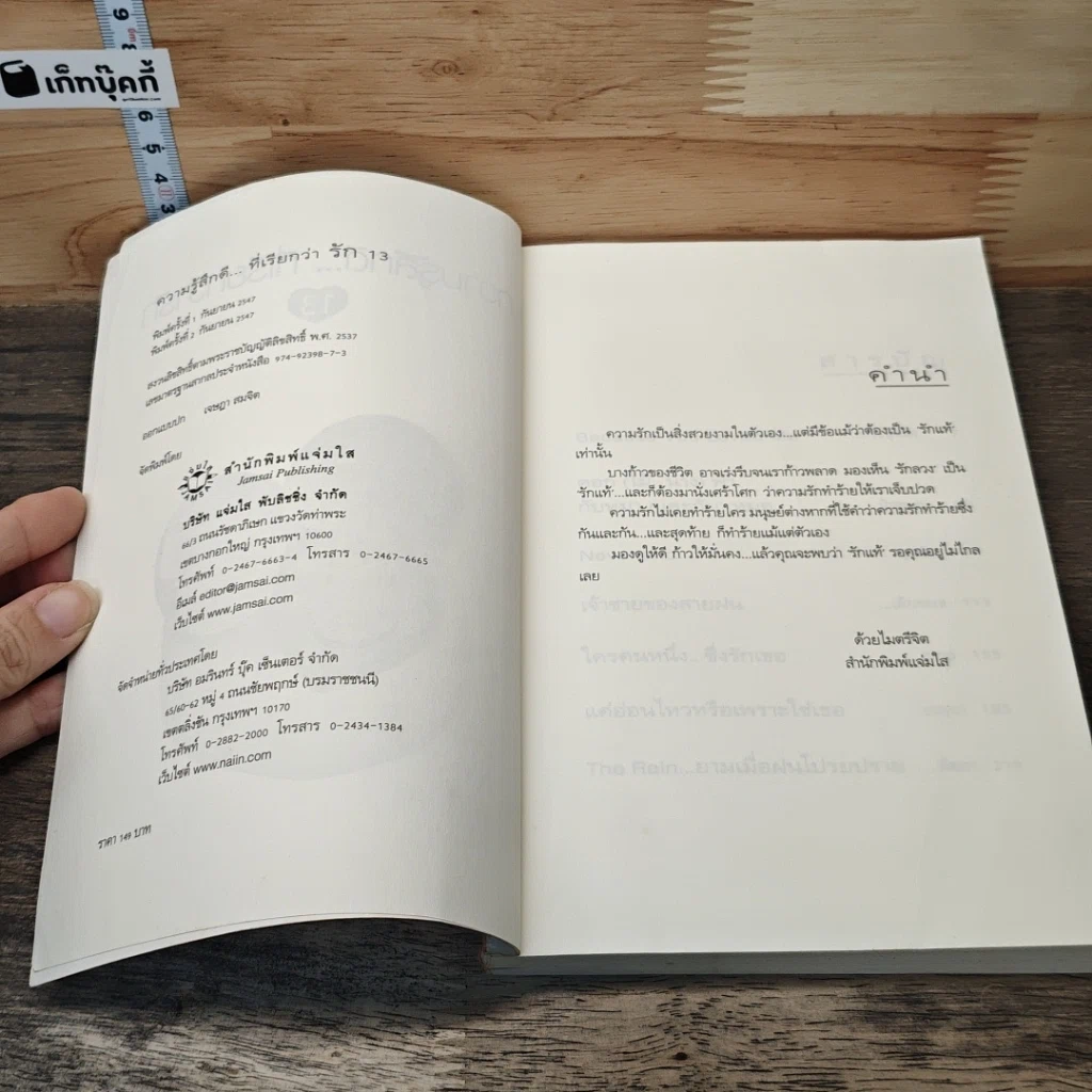 หนังสือ ความรู้สึกดี... ที่เรียกว่ารัก 13 รูปที่ 6