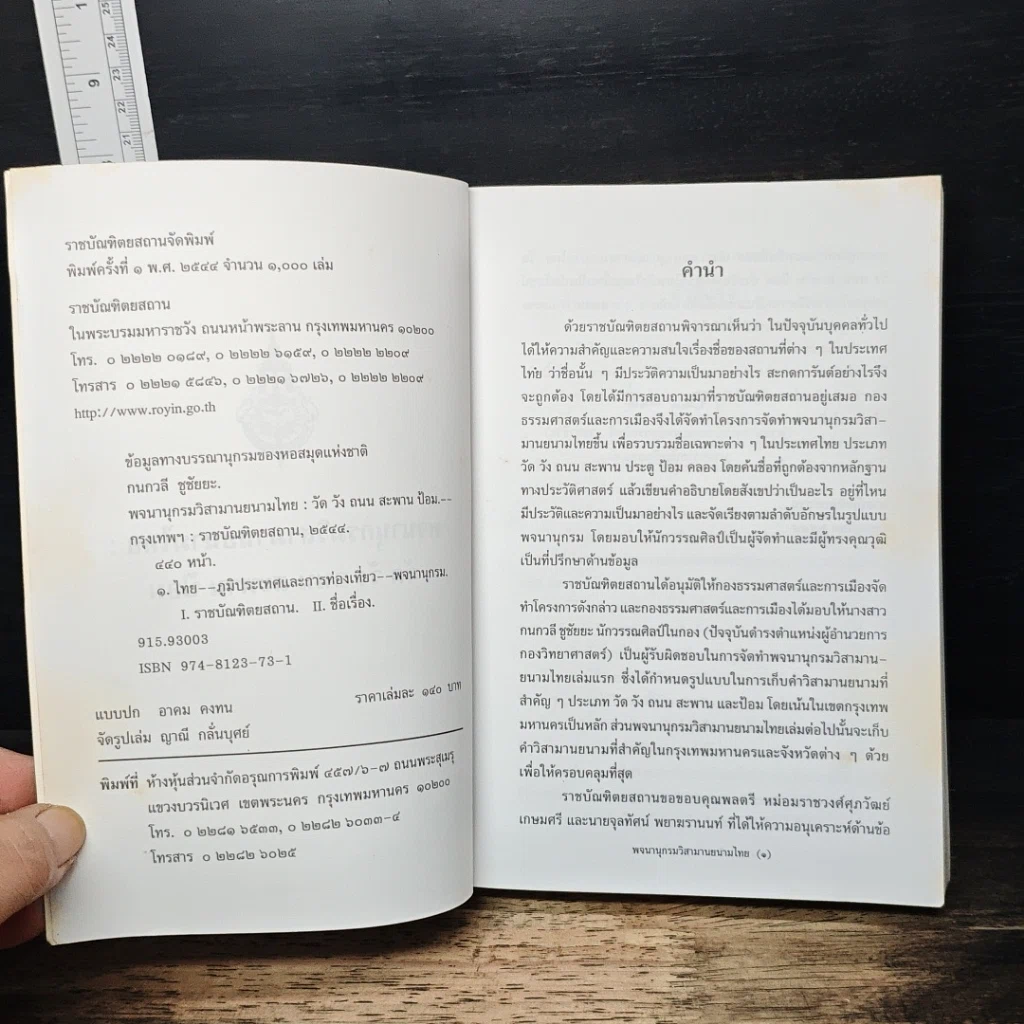 หนังสือ พจนานุกรมวิสามานยนามไทย : วัด วัง ถนน สะพาน ป้อม รูปที่ 6