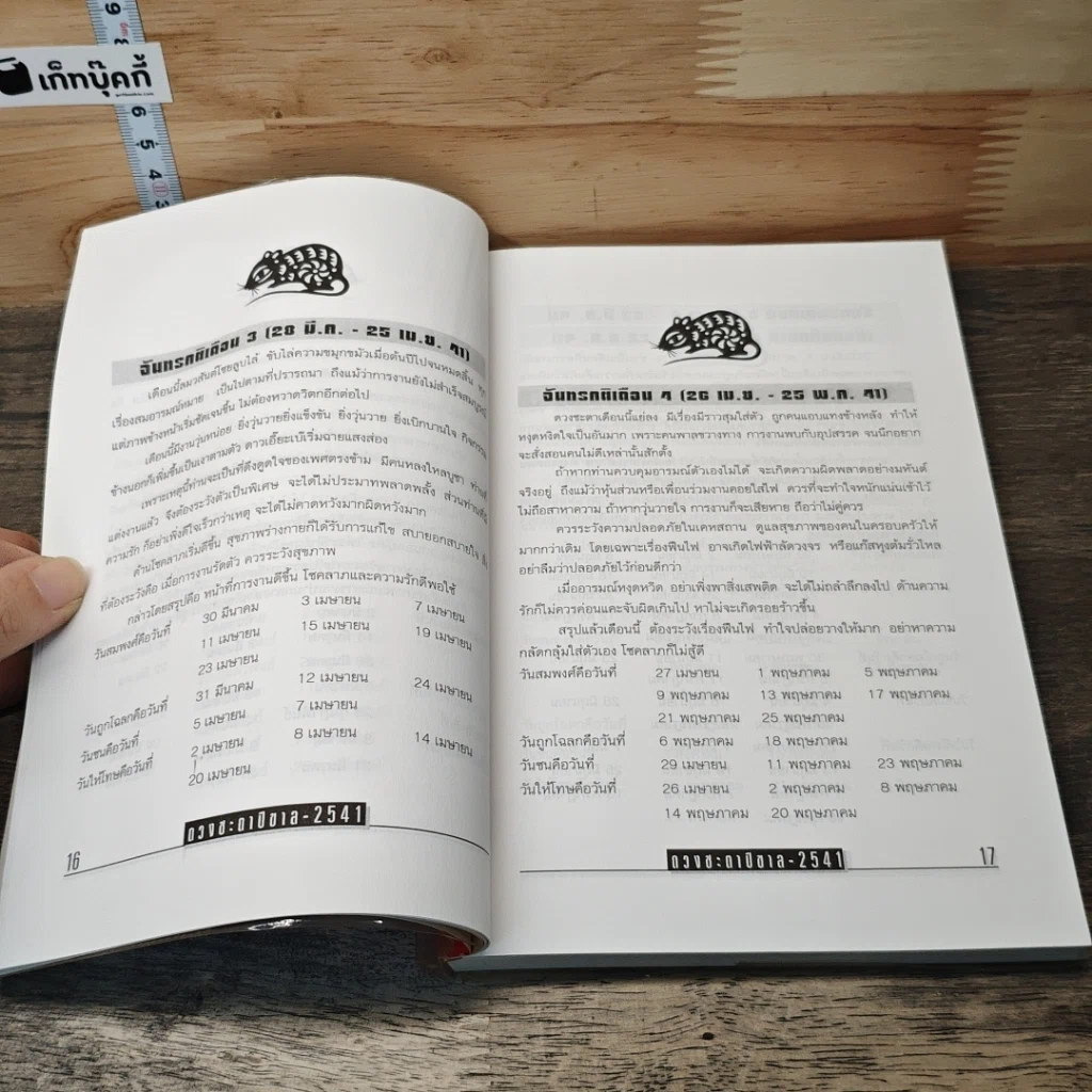 หนังสือ คัมภีร์ปีขาล ปรับชะตา-เสริมดวง 2541 รูปที่ 7