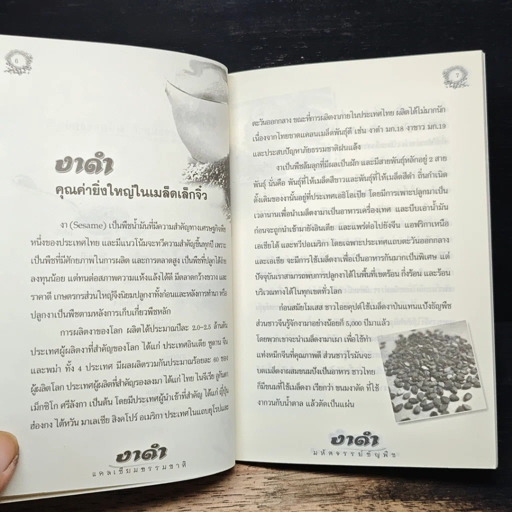 งาดำ แคลเซียมธรรมชาติ มหัศจรรย์ธัญพืช รูปที่ 8