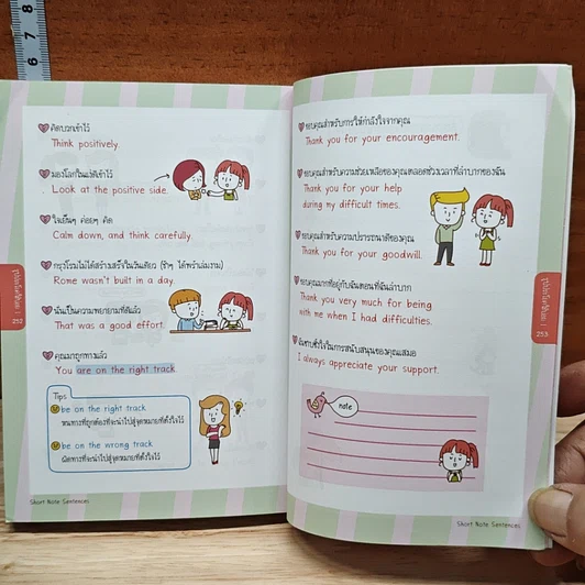 หนังสือ Short Note Sentences ประโยคพื้นฐาน สั้น-ง่าย-ใช้บ่อย ในการสนทนาภาษาอังกฤษ รูปที่ 12