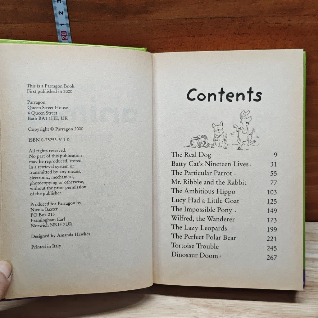 หนังสือ My Book of Animal Stories รูปที่ 7