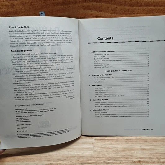 Act Math And Science Workbook รูปที่ 6