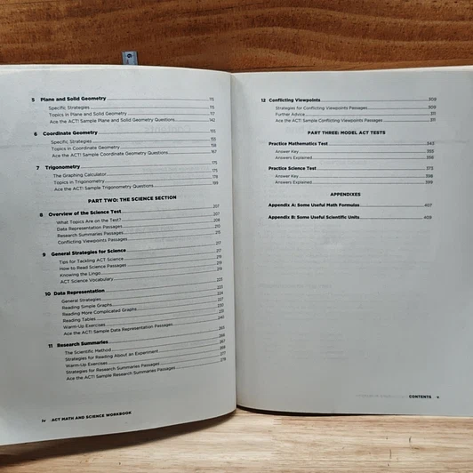 Act Math And Science Workbook รูปที่ 7