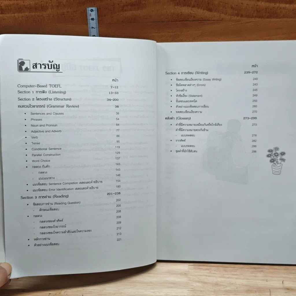 คู่มือ TOEFL CBT ฉบับสอบด้วยคอมพิวเตอร์ เตรียมสอบทุก Sections รูปที่ 7