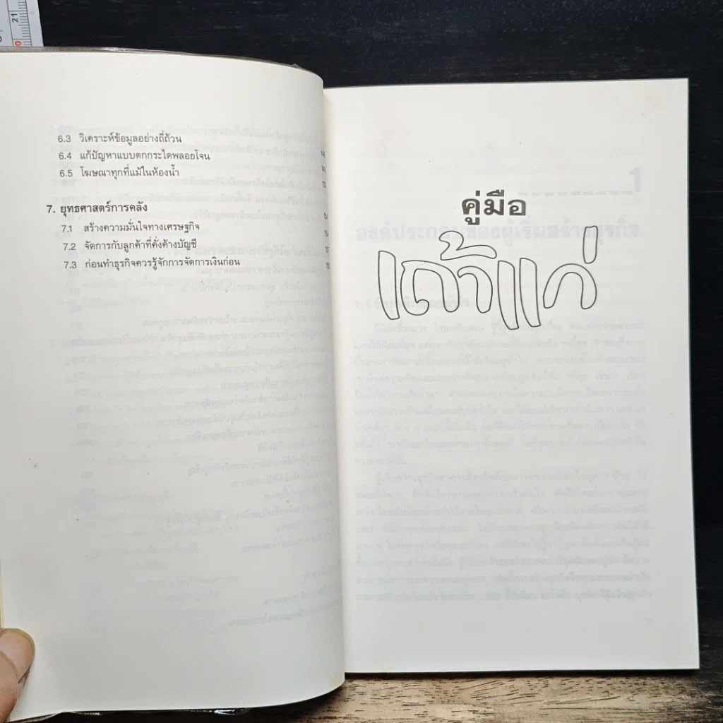 หนังสือ คู่มือเถ้าแก่ รูปที่ 6
