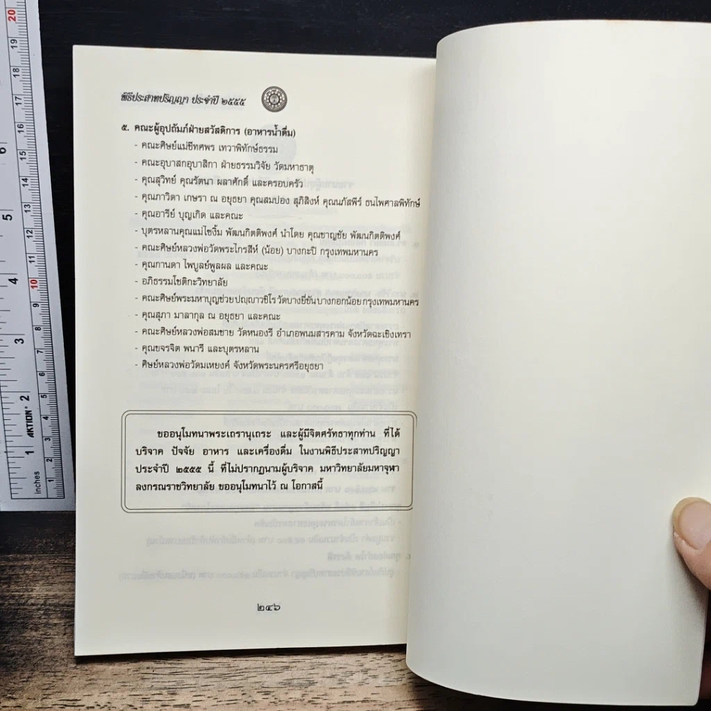 หนังสือ พิธีประสาทปริญญา ประจำปี 2555 / 2012 รูปที่ 8