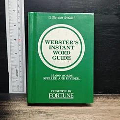หนังสือ Webster's Instant Word Guide 35,000 Words Spelled And Divided
