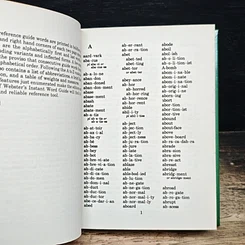 หนังสือ Webster's Instant Word Guide 35,000 Words Spelled And Divided รูปที่ 7