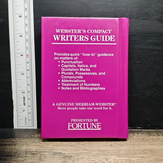 หนังสือ Webster's Compact Writer's Guide รูปที่ 2