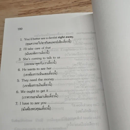หนังสือ บทสนทนาภาษาอังกฤษ รูปที่ 9