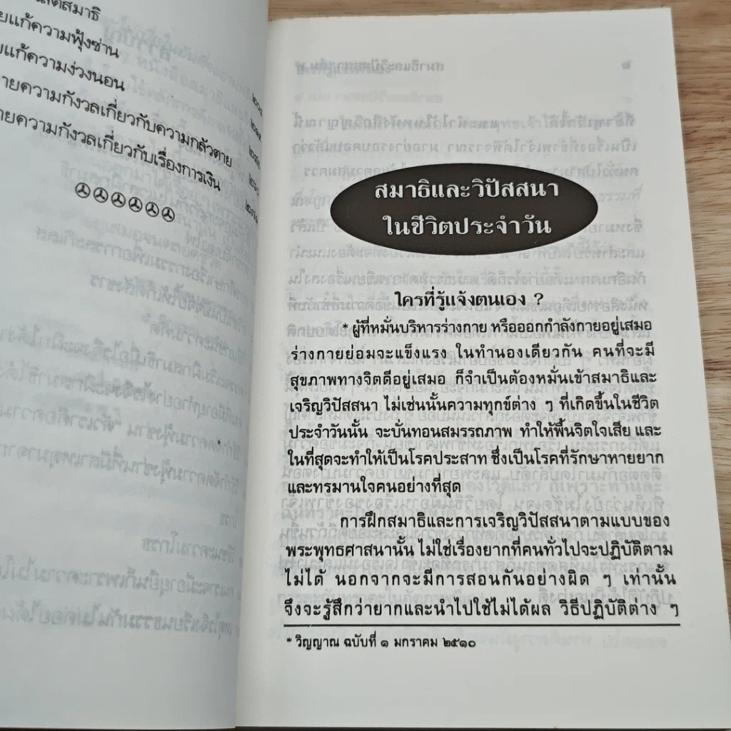 สมาธิและวิปัสนา ใครจักรู้แจ้งตัวเอง รูปที่ 8