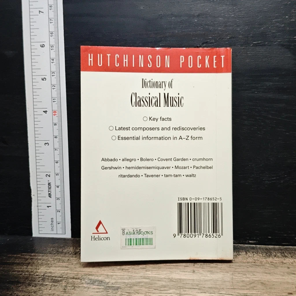 Hutchinson Pocket Dictionary of Classical Music รูปที่ 2